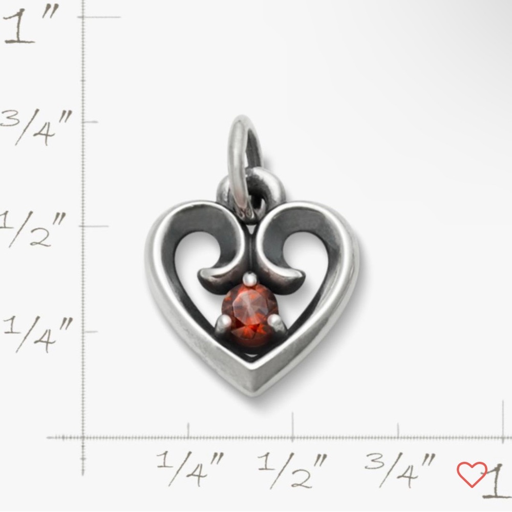 *JAMES AVERY GARNET BIRTHSTONE NECKLACE*